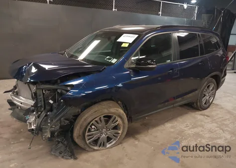 2022 Honda Pilot Awd Sport from USA, damaged, VIN 5FNYF6H35NB037556